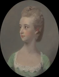 Porträt einer jungen Frau, möglicherweise Miss Nettlethorpe